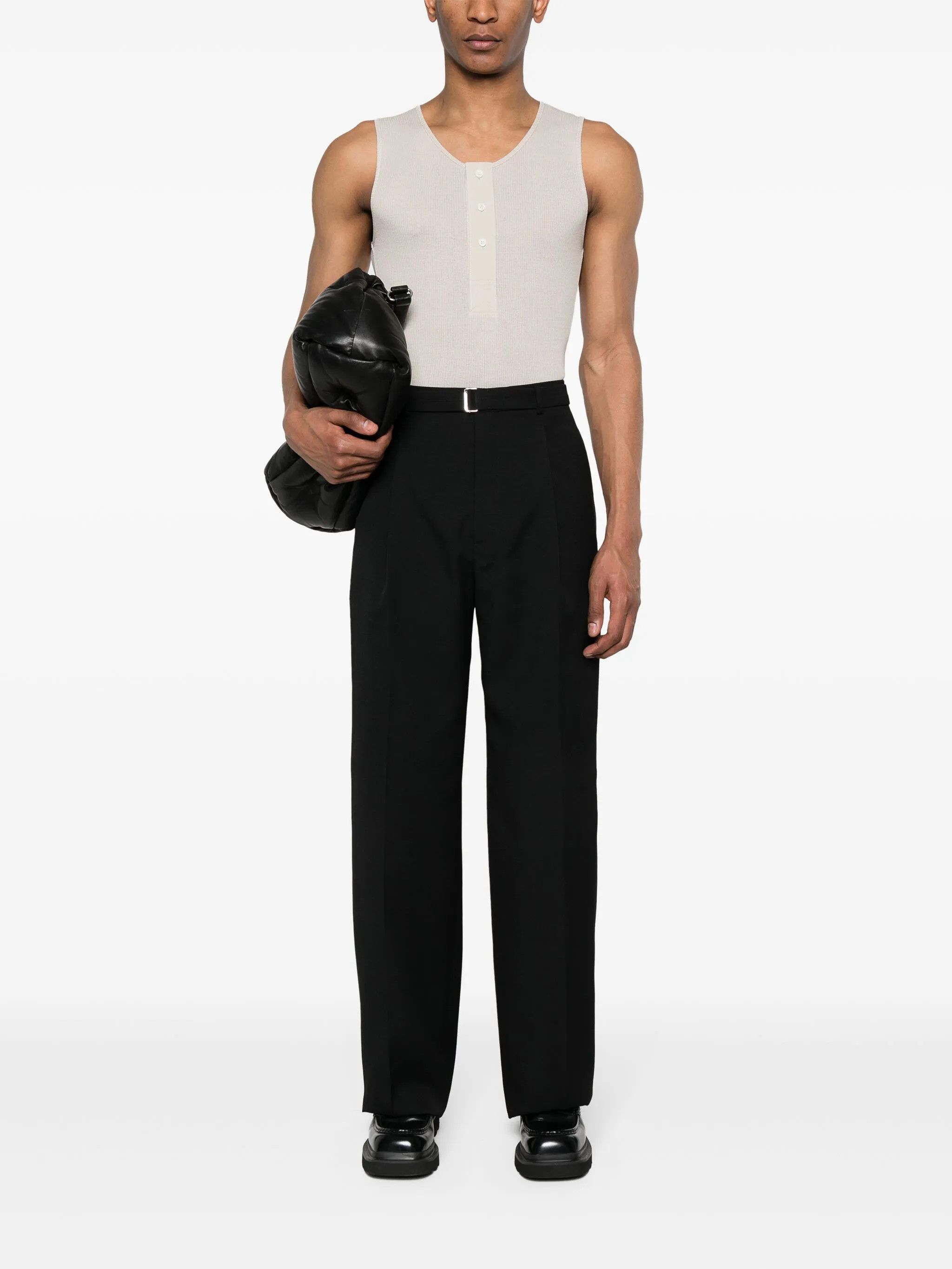Lanvin o1y0125 Casual Pant in Black Size US 32 / EU 48 - 5 Thumbnail