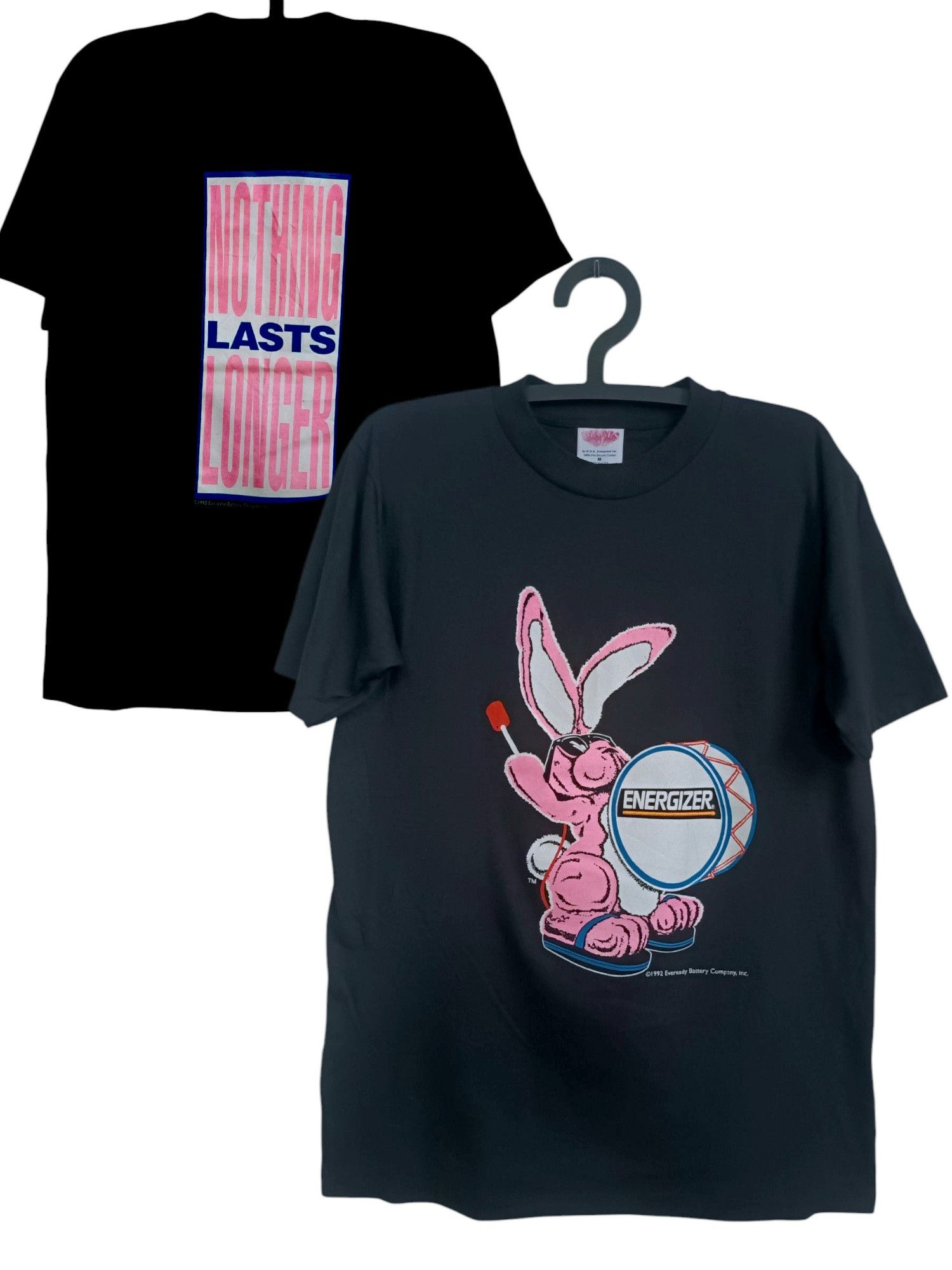 Vintage vintage t shirt vintage 90s ENERGIZER 1992 .NOS Condition . Size US M / EU 48-50 / 2 - 2 Thumbnail