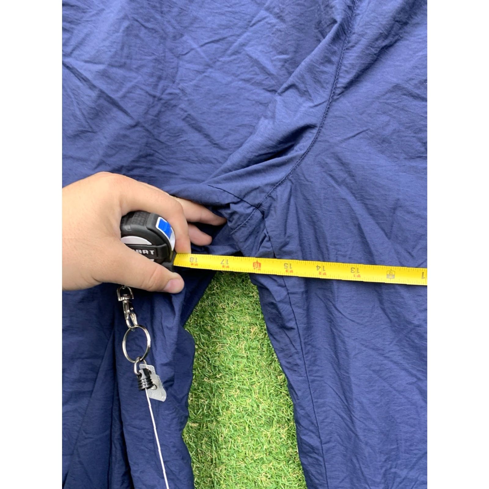 Russell Athletic VINTAGE Russell Athletic Sweatpants Womens 2XL Lined Windbreaker Sports Pants Blue 90s Athleisure Womens Shirts? Size 40" / US 18 - 5 Thumbnail