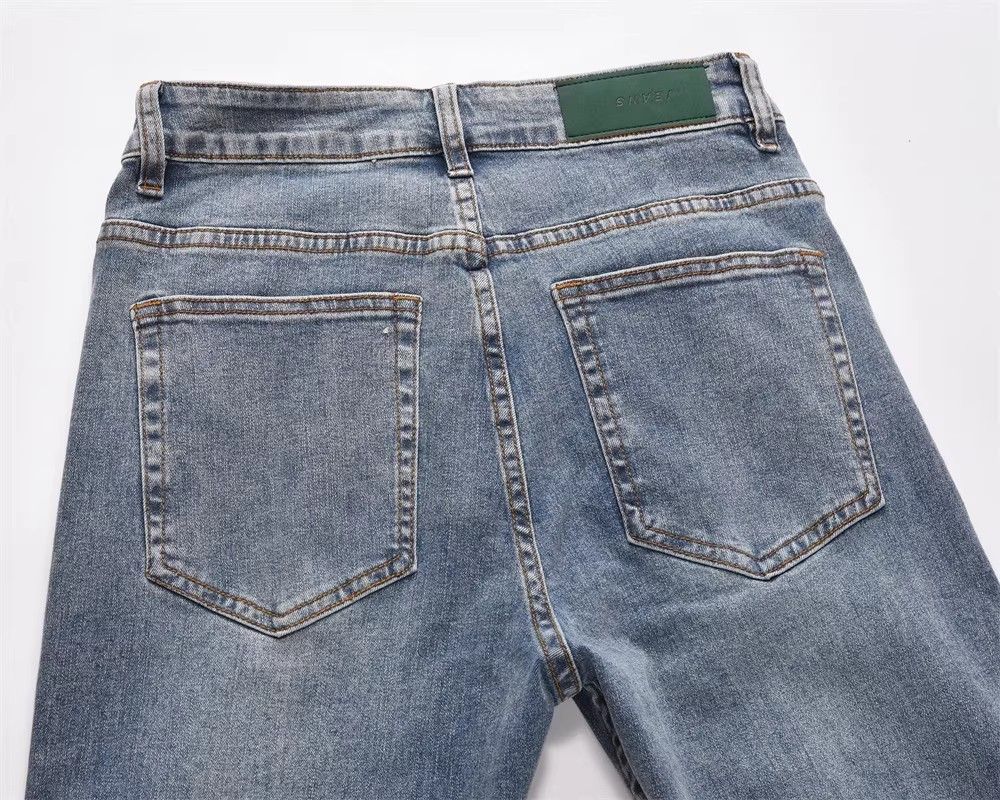 Japanese Brand × Vintage Men's American retro washed straight jeans Size US 32 / EU 48 - 4 Thumbnail