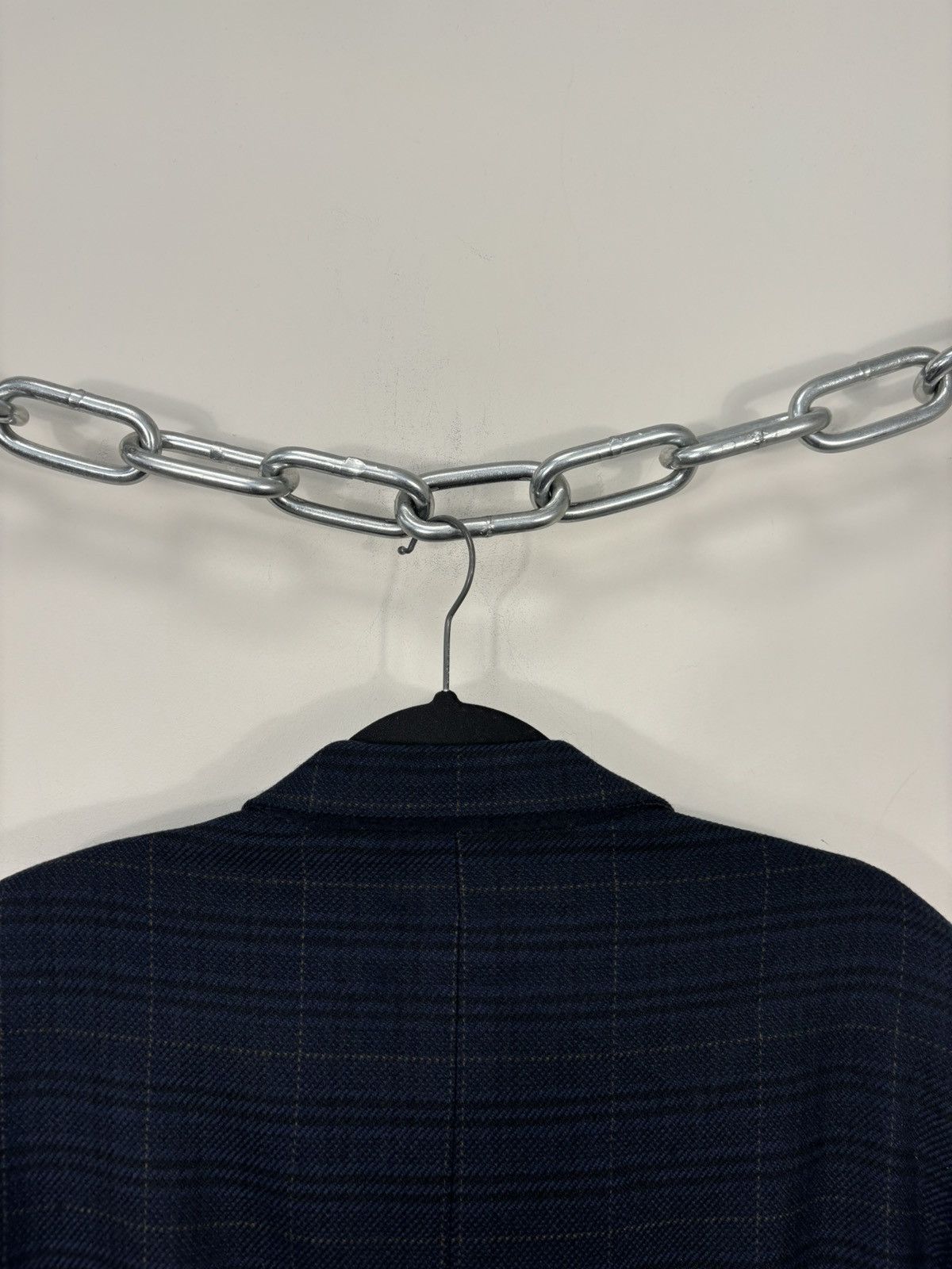 GF Ferre Vintage Gianfranco Ferre 0001 Studio Glen Plaid Wool Blazer Size 46R - 24 Thumbnail
