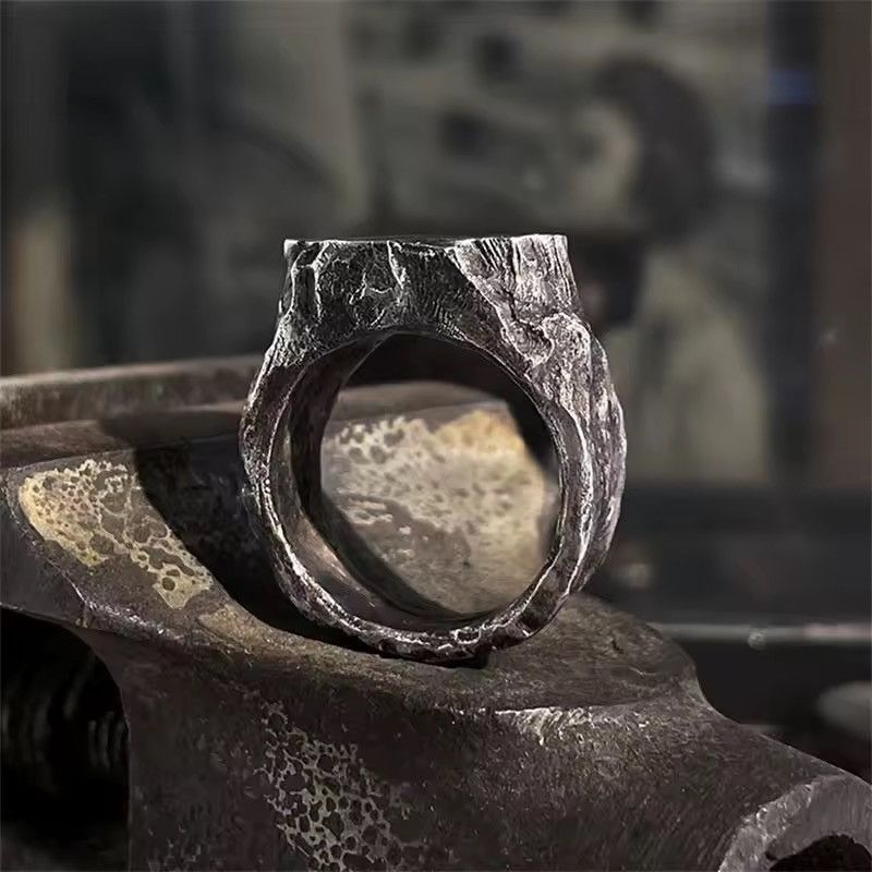 Other Irregular Vintage Retro Style Punk Stone Ring Size ONE SIZE - 3 Thumbnail