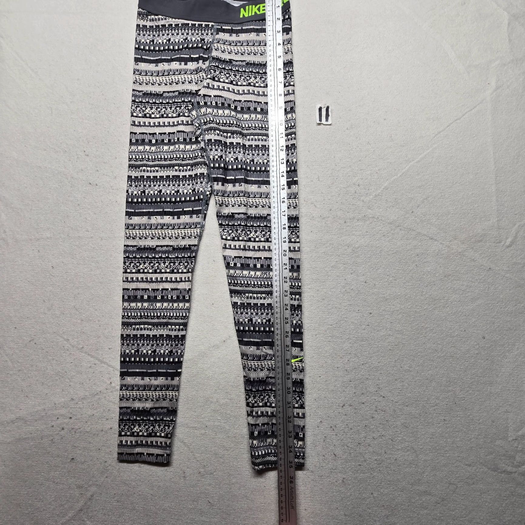 Nike Nike Pro Gym Pants Women Leggings Skinny Gray Small S Adult Size 28" / US 6 / IT 42 - 5 Thumbnail