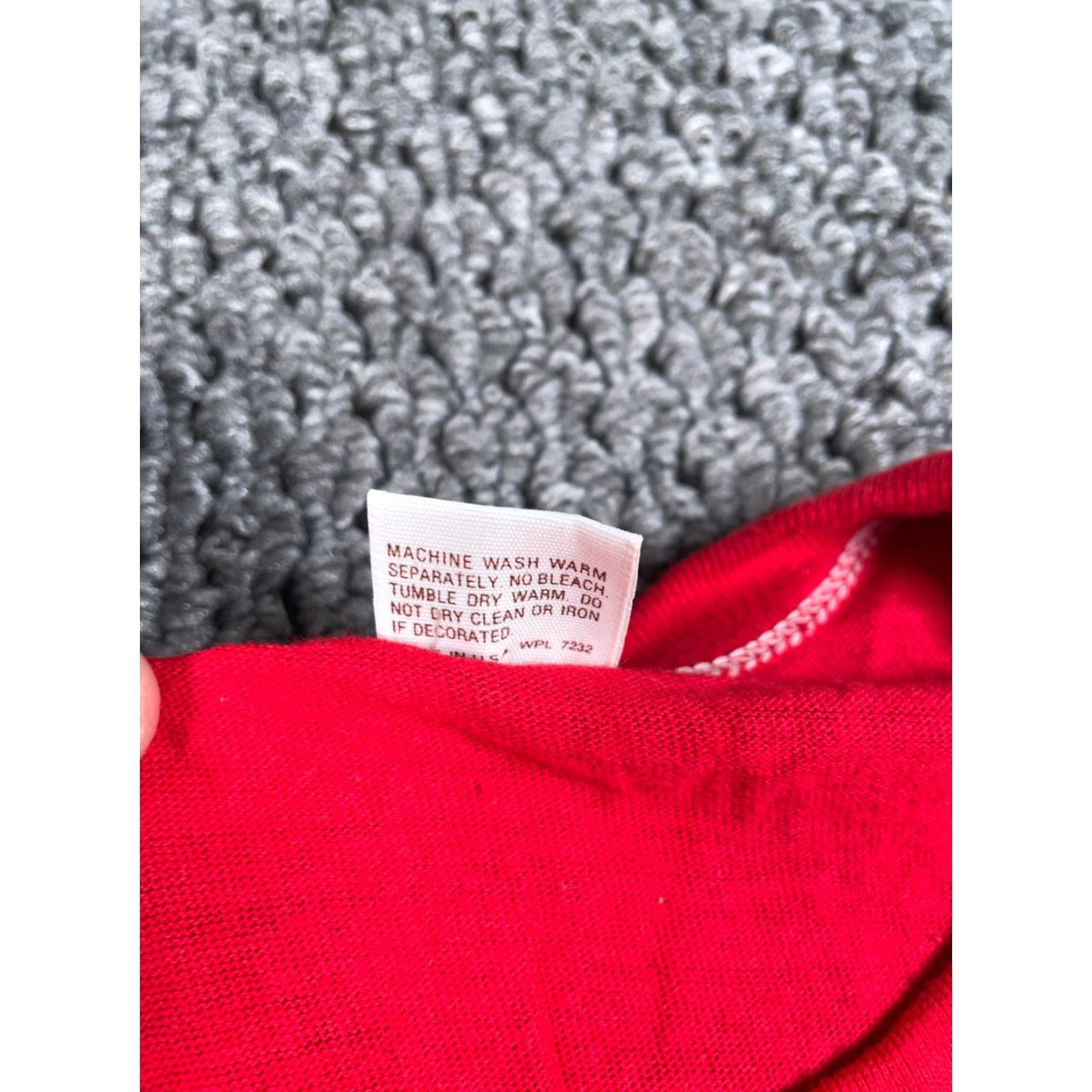Vintage VINTAGE Enjoy Coke T-Shirt Men Red 80s 1980s Sportswear Single Stitch Cotton Short Sleeve Crew Neck XL (Tag) Size US S / EU 44-46 / 1 - 4 Thumbnail