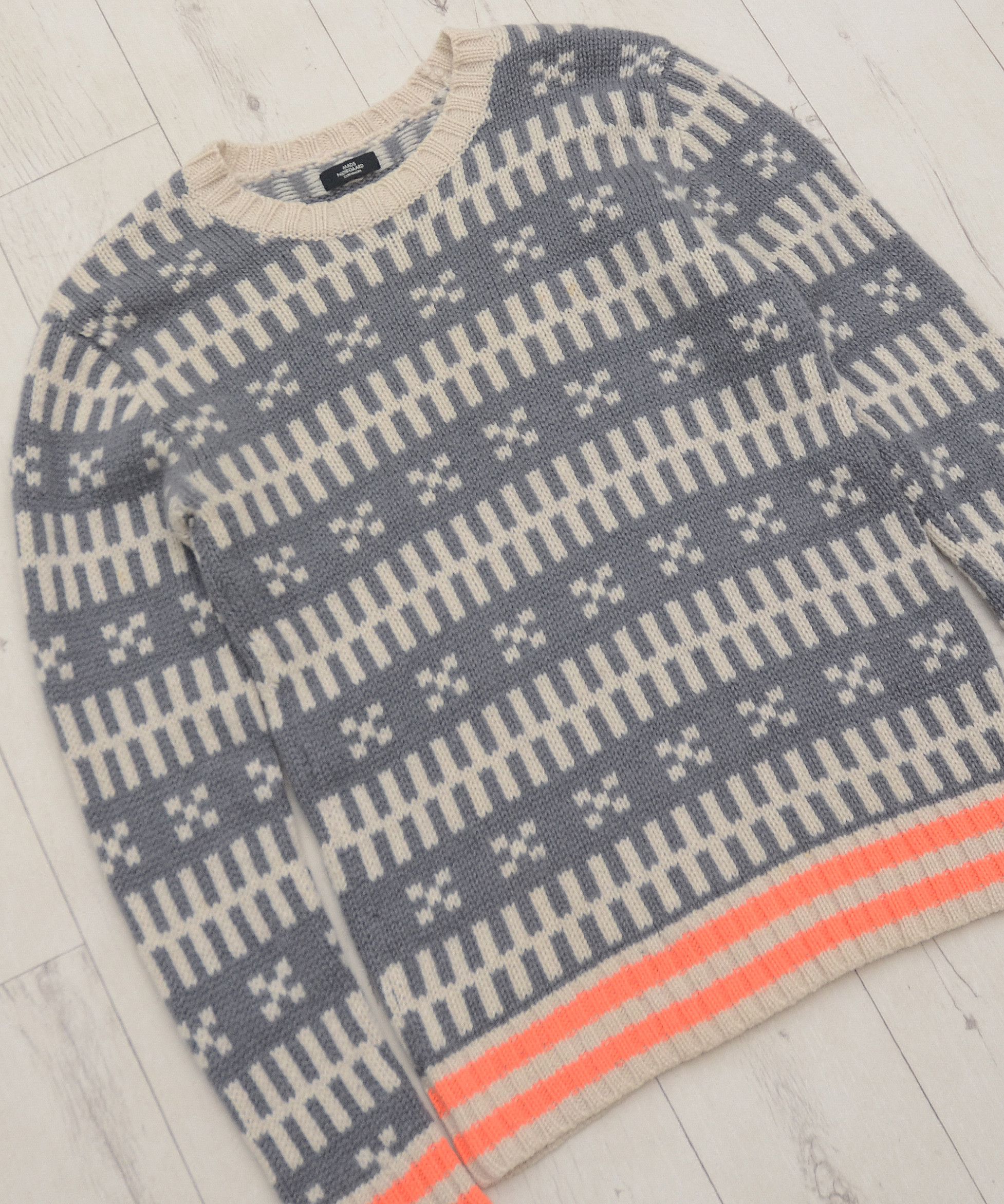 Mads Norgaard MADS Norgaard Copenhagen ls top sweater sz M 100% wool Dale Size US M / EU 48-50 / 2 - 2 Thumbnail