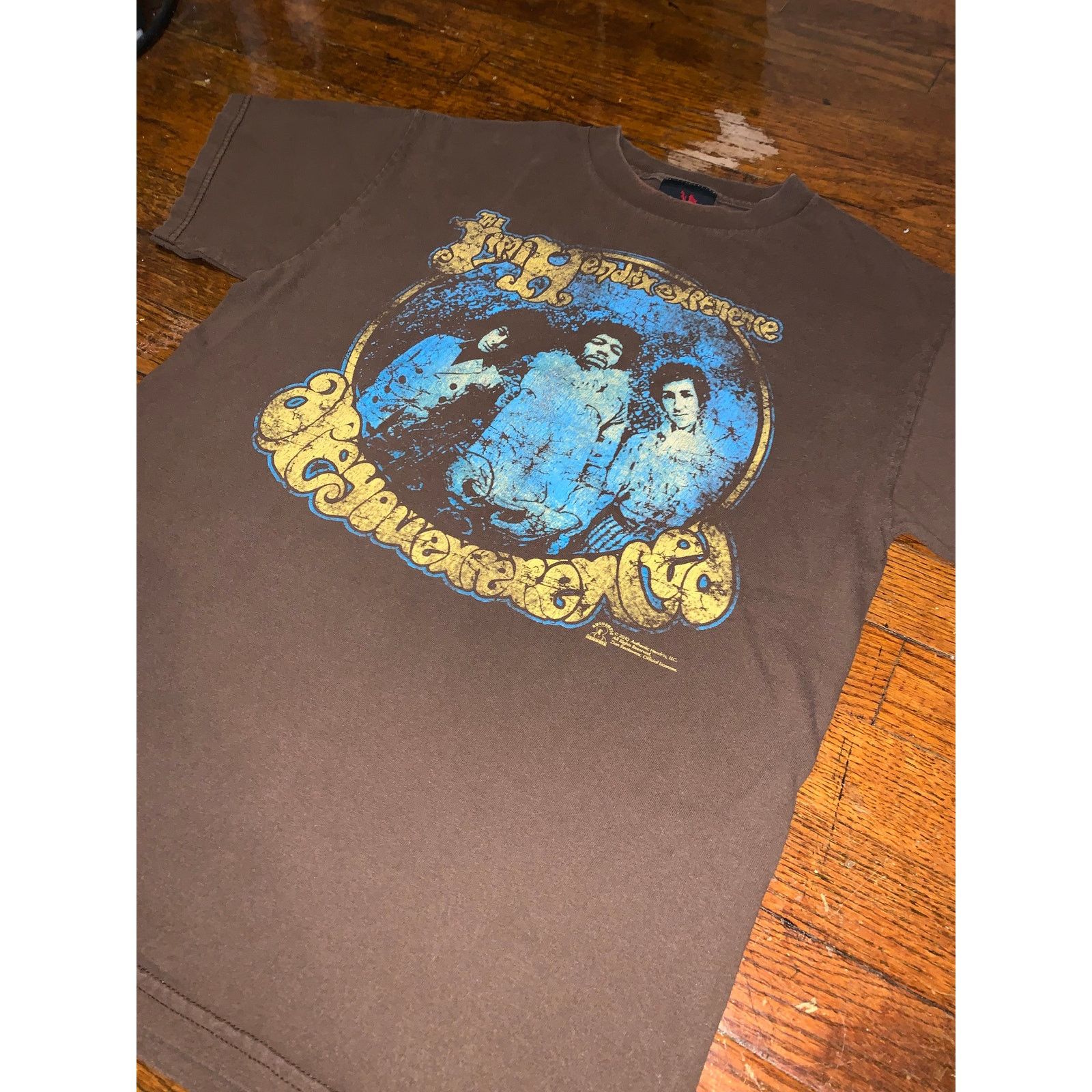 Band Tees × Other × Zion Rootswear Jimi Hendrix Experience T Shirt Medium Brown Band Graphic Size US M / EU 48-50 / 2 - 3 Thumbnail