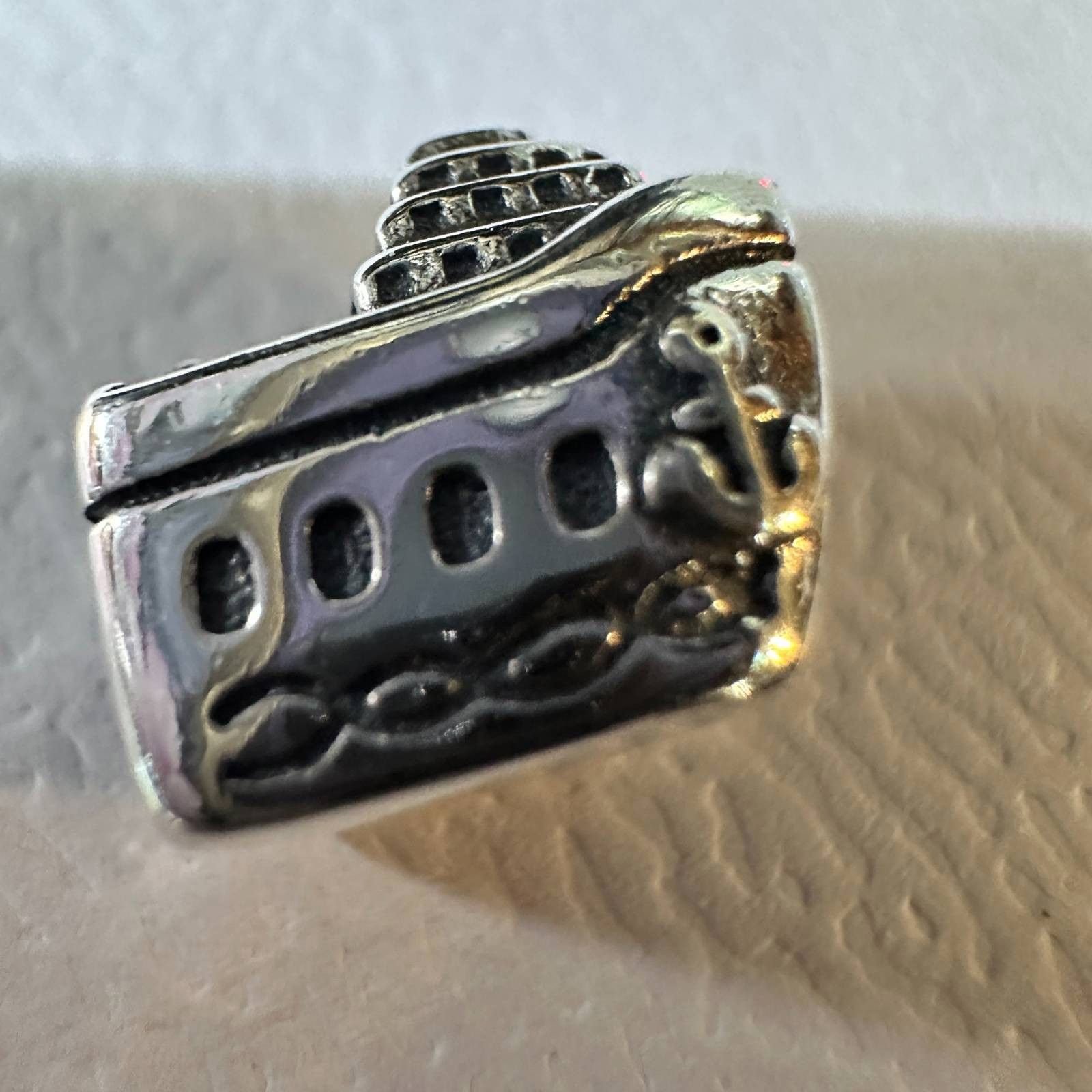pandora Authentic Pandora Retired Cruise Ship, Sterling Silver Size ONE SIZE - 8 Thumbnail