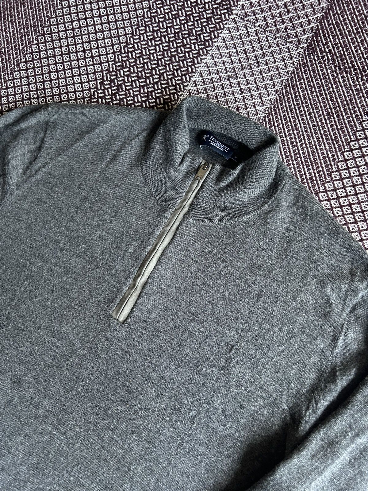 Hackett Hackett London Merino Silk & Wool Sweater Mens Size M Size US M / EU 48-50 / 2 - 4 Thumbnail