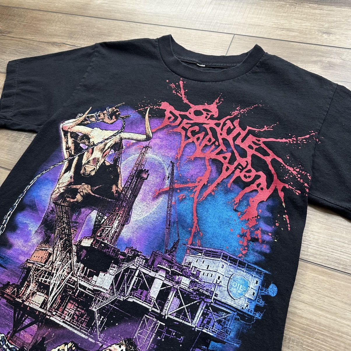 Other Y2K Cattle Decapitation Death Metal Graphic Band Tee Size US M / EU 48-50 / 2 - 4 Thumbnail