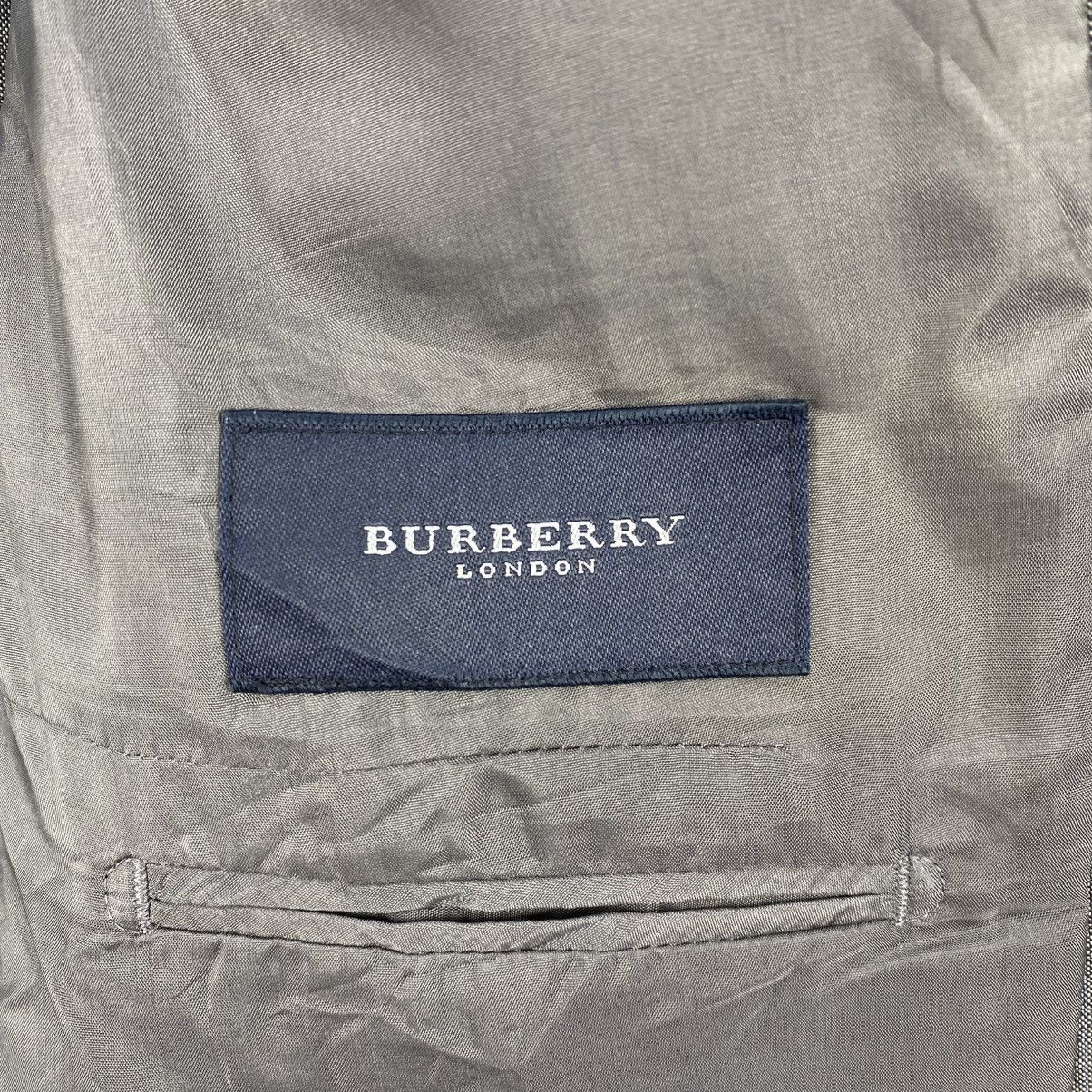 Burberry Burberry London Classic Grey Wool Blazer Jacket Size US L / EU 52-54 / 3 - 11 Thumbnail