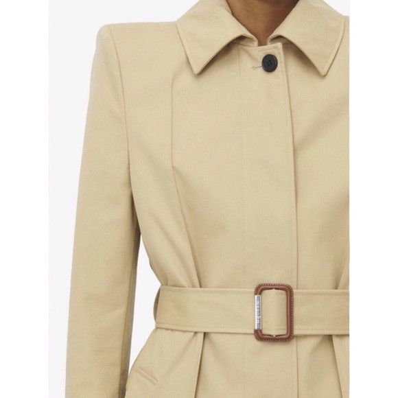Alexander McQueen o1srvl11e0226 Trench Coat In Beige Size S / US 4 / IT 40 - 2 Thumbnail