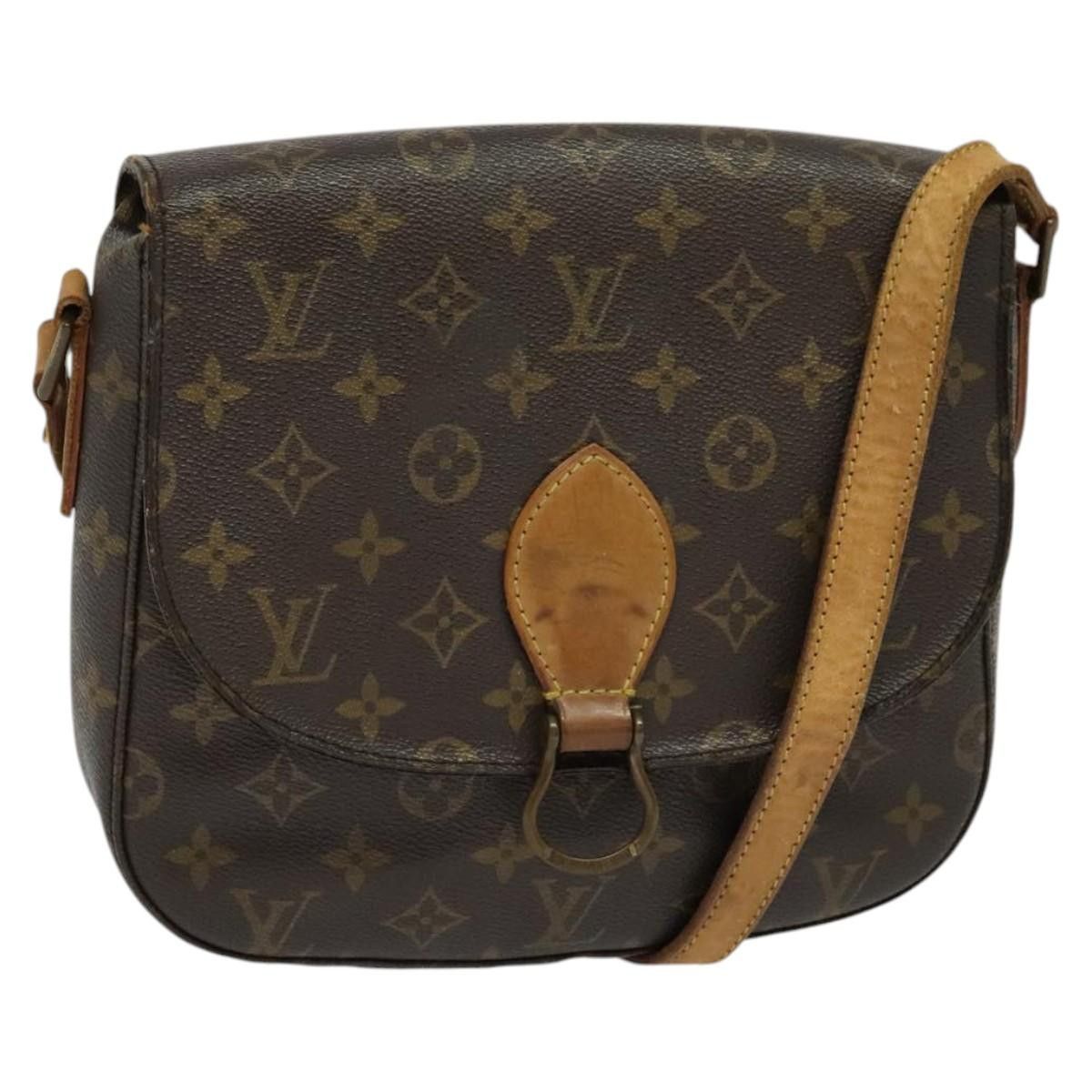 Louis Vuitton Monogram Monogram Saint Cloud Gm Shoulder Bag M51242 Auth 116818, Women's
