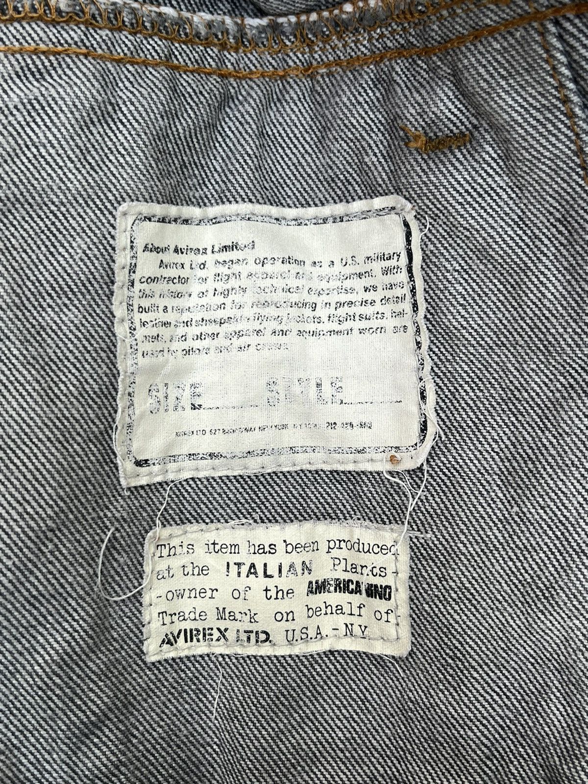 Avirex RARE VINTAGE AVIREX DENIM JACKET 🇺🇸 Size US S / EU 44-46 / 1 - 11 Thumbnail