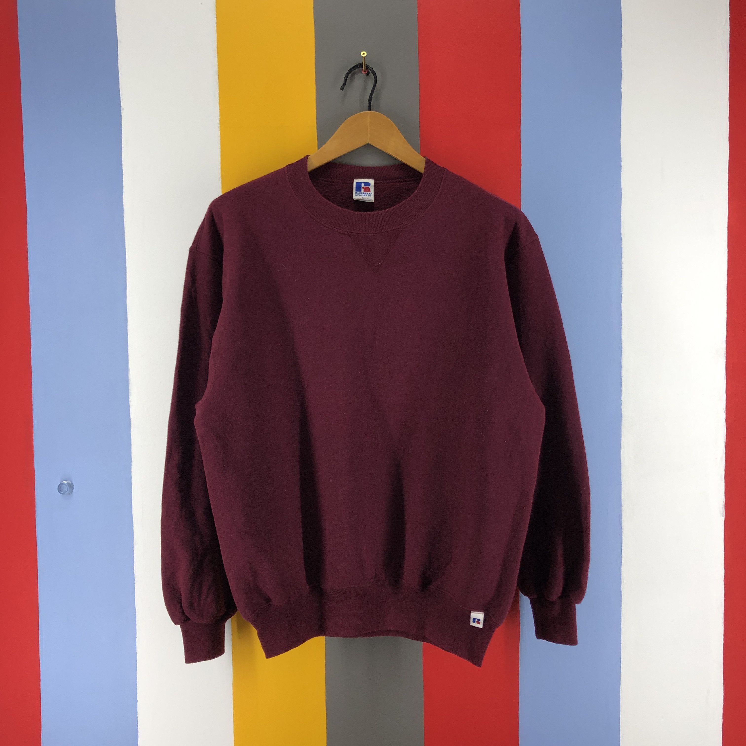 Russell Athletic 90s Vintage RUSSELL ATHLETIC Crew Neck Sweatshirt #0783/R Size US L / EU 52-54 / 3 - 1 Thumbnail