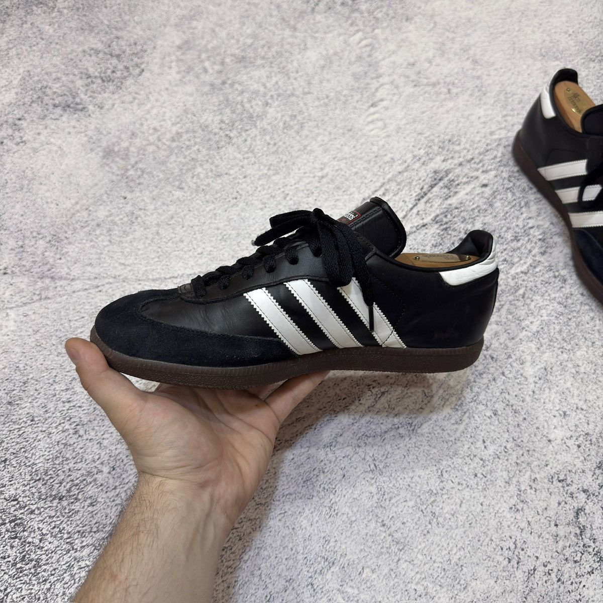 Adidas Adidas Samba Classic Black Leather US8.5 UK8 EU42 Size US 8.5 / EU 41-42 - 5 Thumbnail