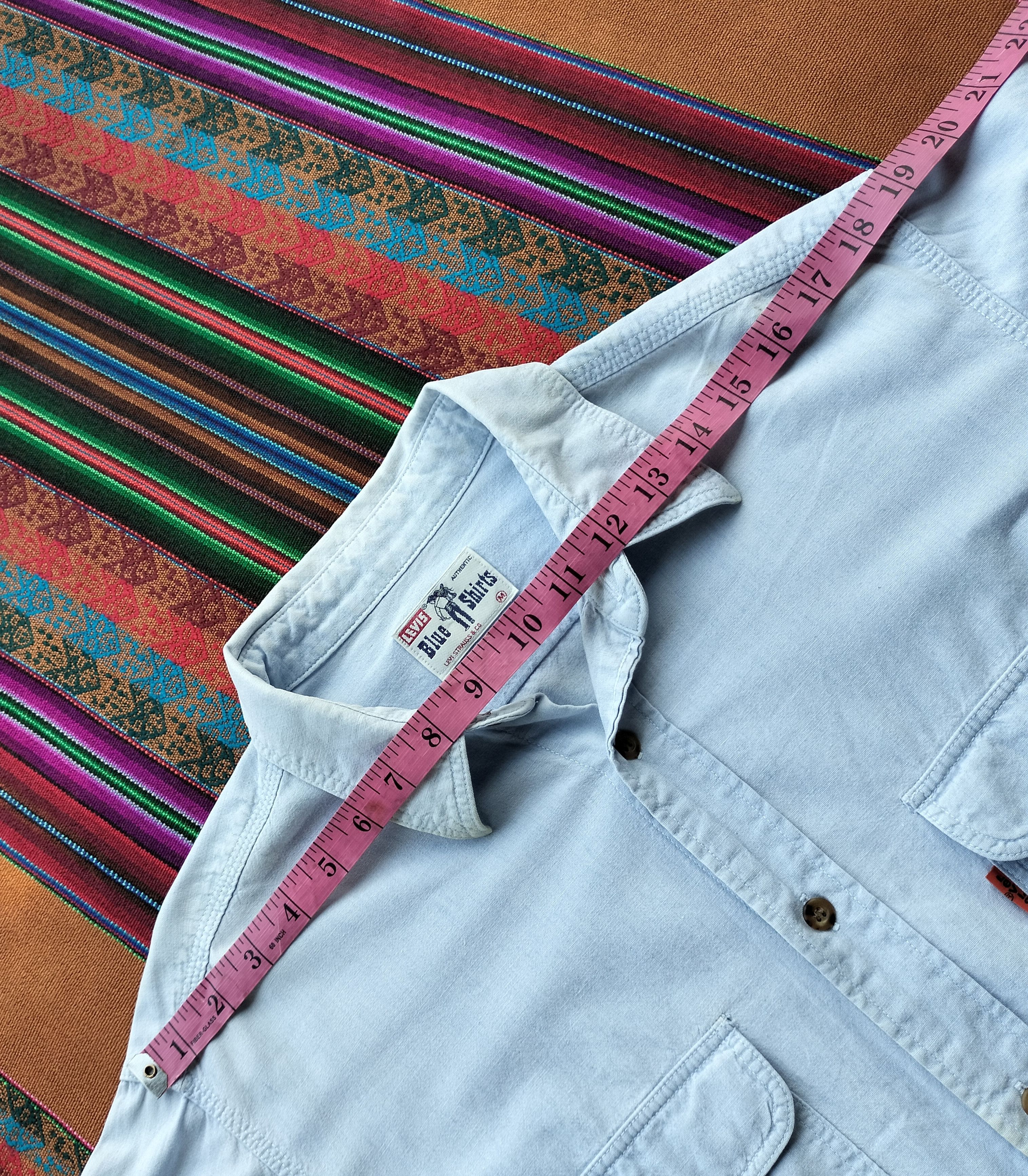 Levi's Levis vintage Clothing orange tab blue shirt Size US M / EU 48-50 / 2 - 9 Thumbnail