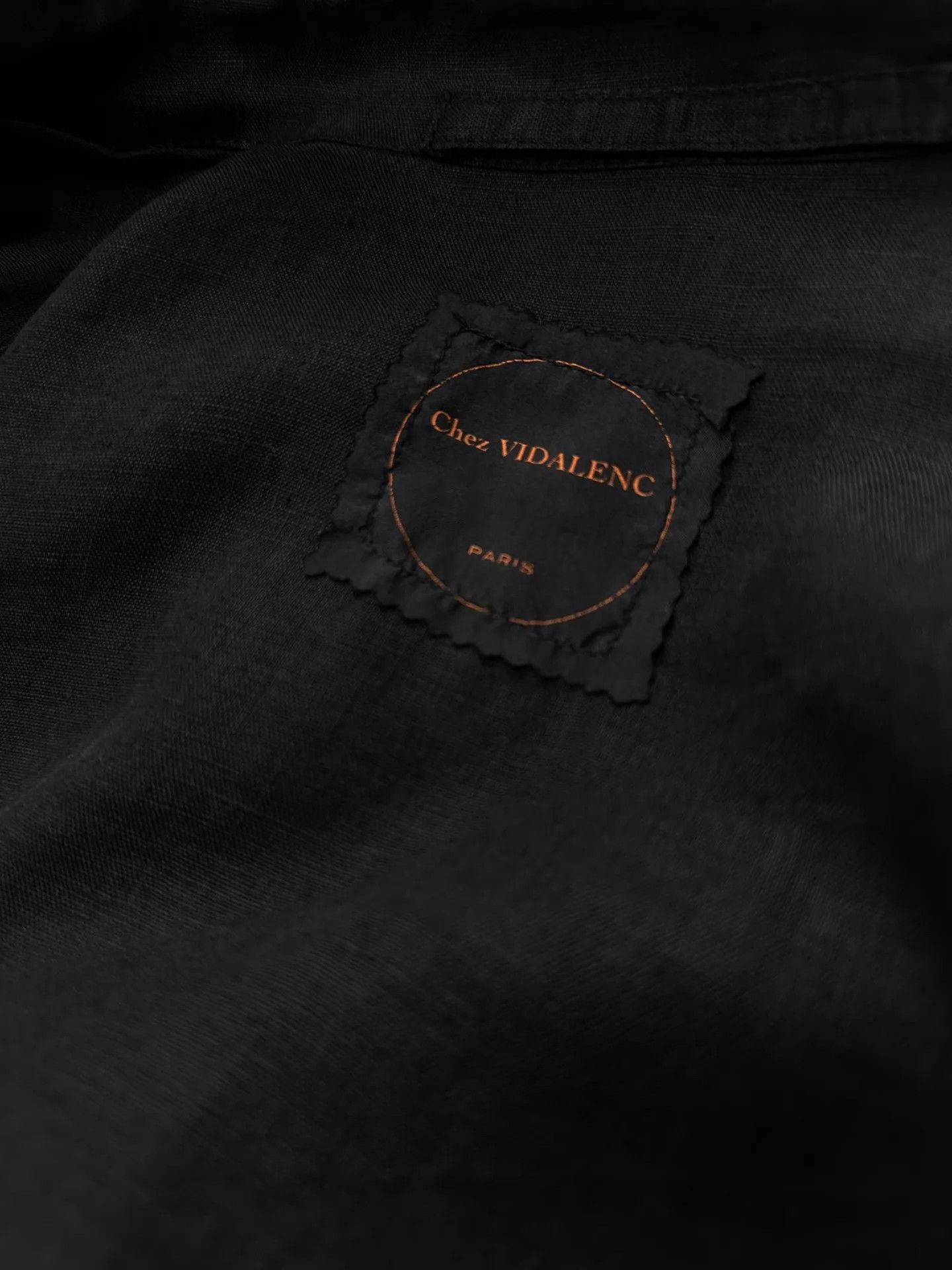 Other Chez VIDALENC Hand-Dyed Black Linen Oversize Overcoat Size US S / EU 44-46 / 1 - 7 Thumbnail