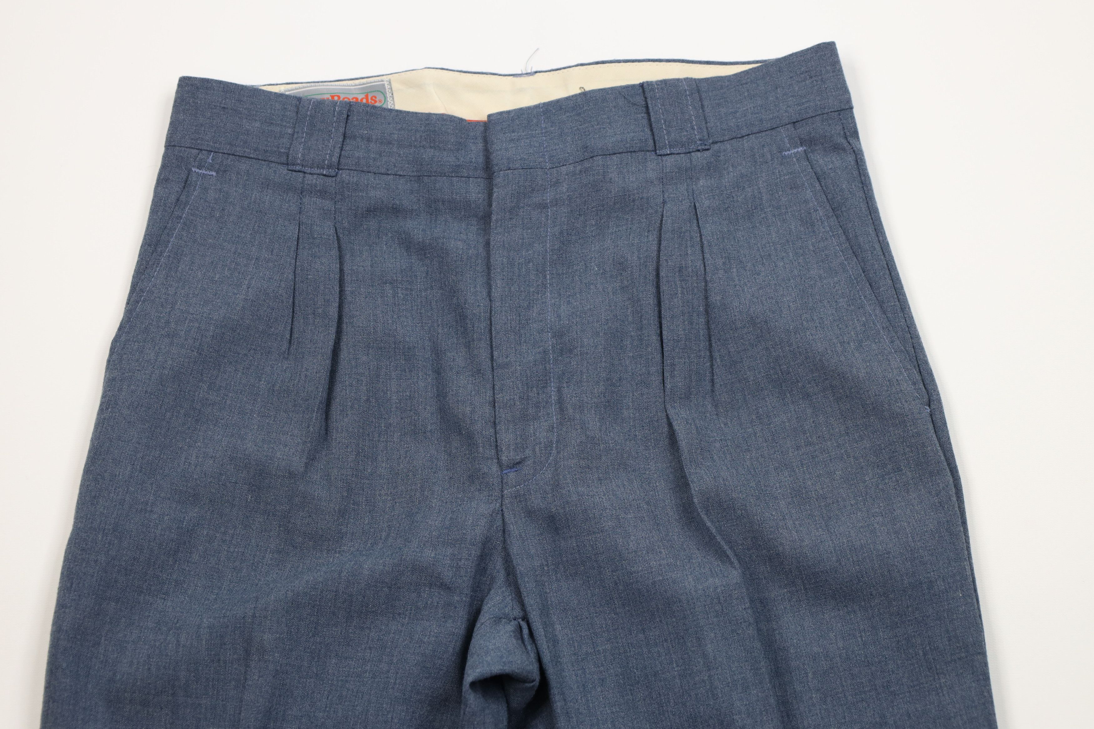 Vintage Vintage 70s Streetwear Lightweight Wool Chambray Pants USA Size US 30 / EU 46 - 2 Thumbnail