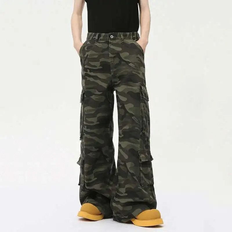 Jean Streetwear Camouflage Multi-Pockets Baggy Jeans Size US 32 / EU 48 - 5 Thumbnail