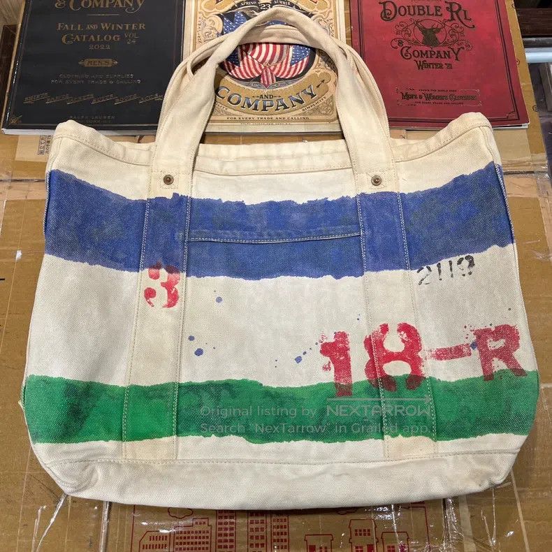 RRL Ralph Lauren RRL Ralph Lauren Outdated Splattered Vintage Nautical Seri Size ONE SIZE - 2 Thumbnail