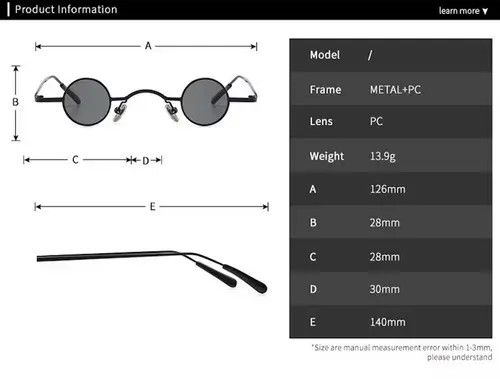 Electric Visual Retro punk sunglasses Size ONE SIZE - 4 Thumbnail
