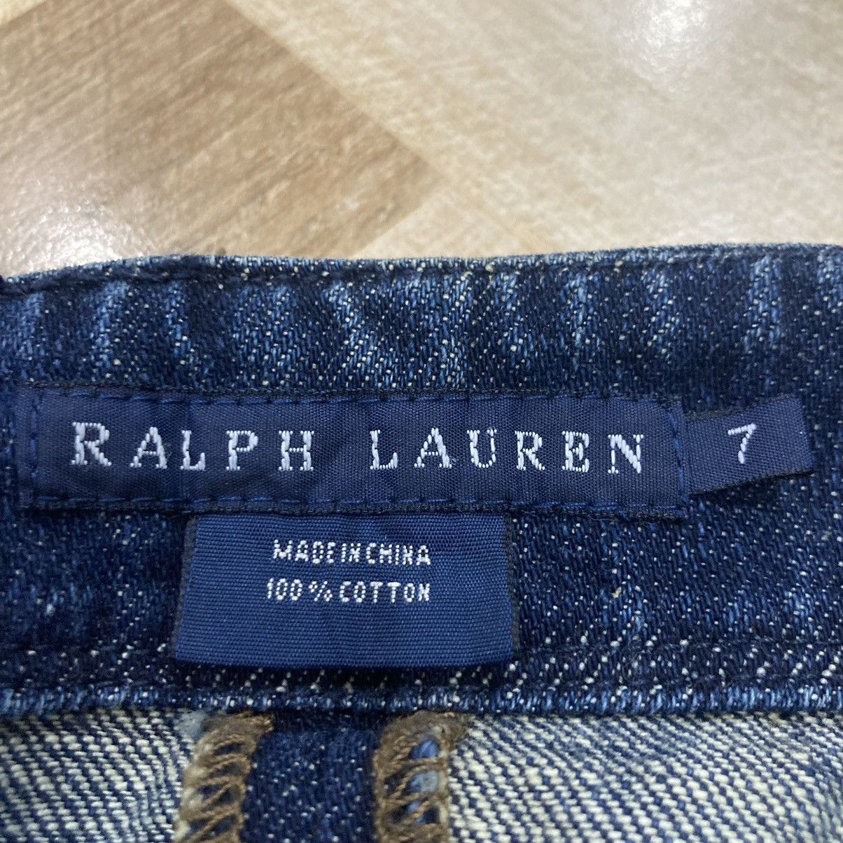 Polo Ralph Lauren POLO RALPH LAUREN DENIM MIDI SKIRT Size 28" / US 6 / IT 42 - 10 Thumbnail