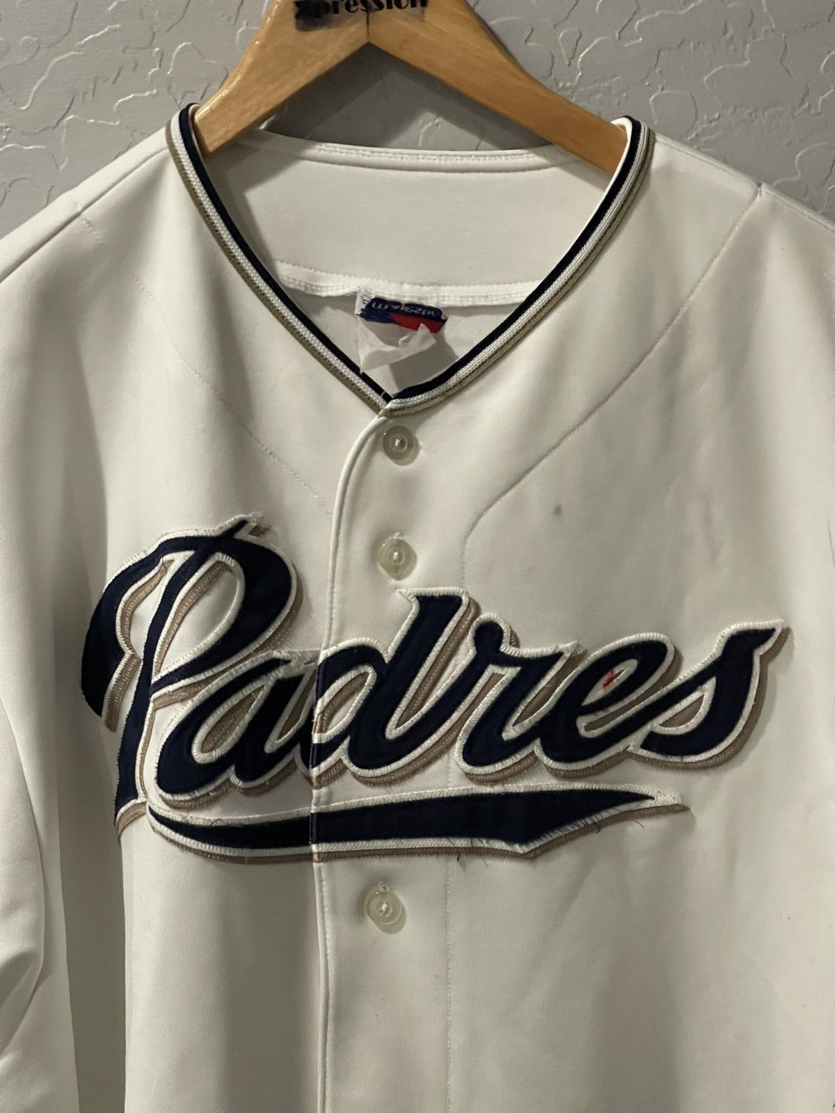 MLB × Majestic × Vintage Vintage Majestic San Diego Padres Stitched Jersey 2X/3X Size US XXL / EU 58 / 5 - 2 Thumbnail