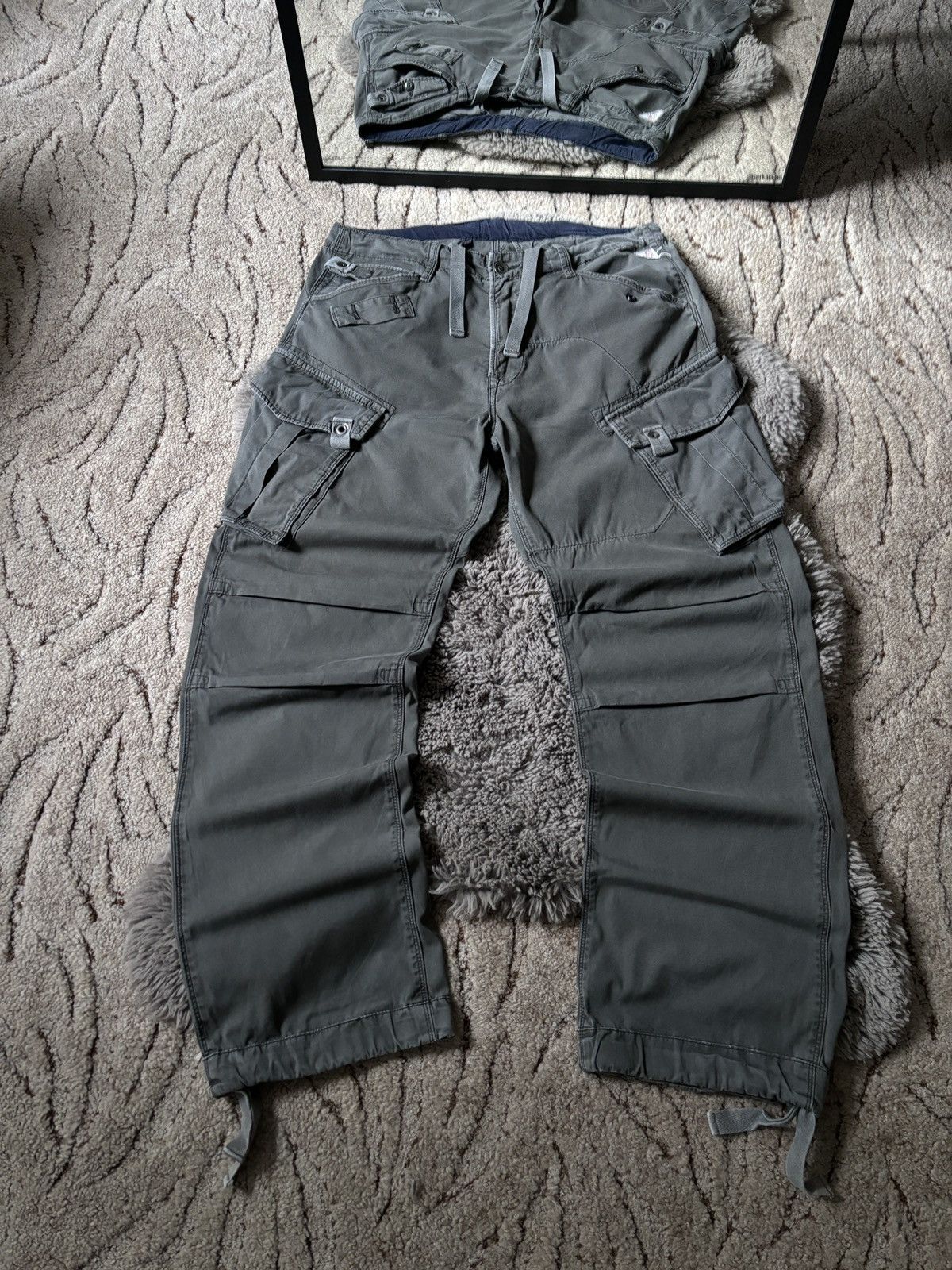 G-Star RAW Cargo Pants Military Strap Big Logo pants