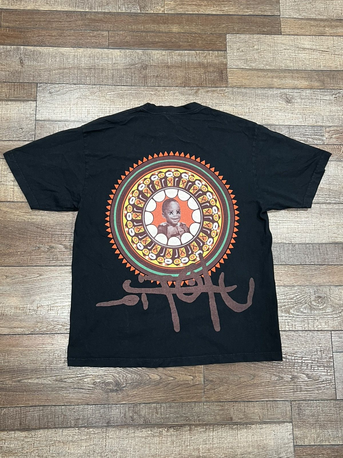 Travis Scott Travis Scott Cactus Jack Utopia x Kaws Tee II Black Size L Size US L / EU 52-54 / 3 - 2 Thumbnail