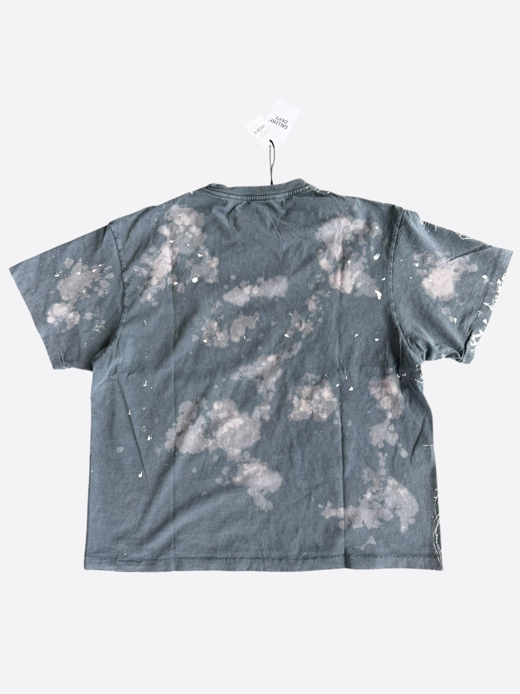 Gallery Dept. Bleached Black & White Abstract Paint Splatter T-Shirt Size US S / EU 44-46 / 1 - 2 Thumbnail