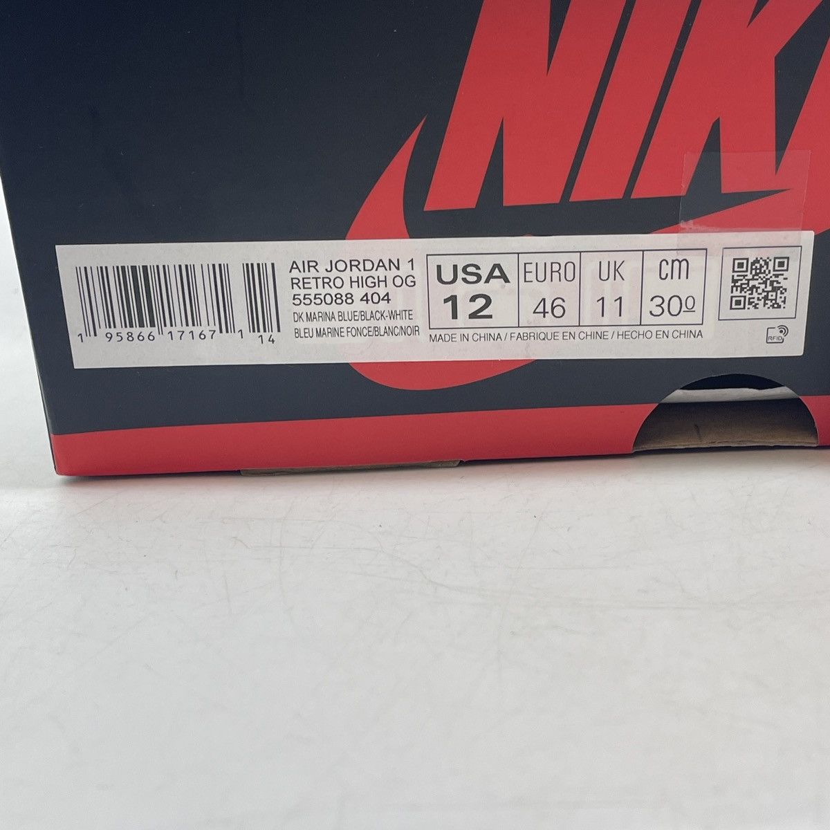 Jordan Brand Air Jordan 1 high dark marine blue Size US 12 / EU 45 - 9 Thumbnail