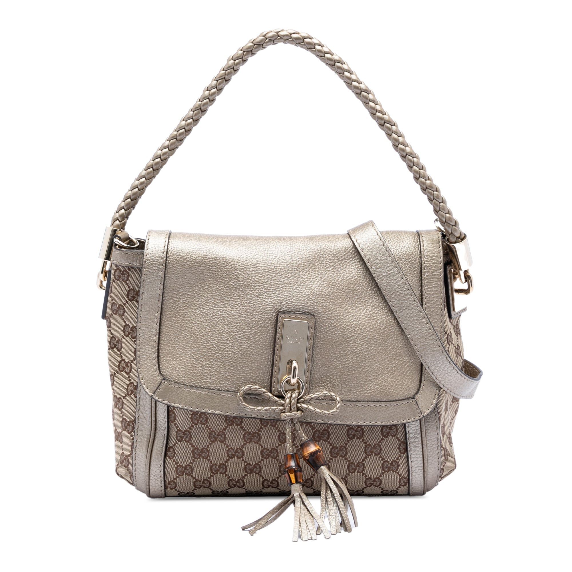 Gucci GG Canvas Bella Flap Satchel Size ONE SIZE - 1 Thumbnail