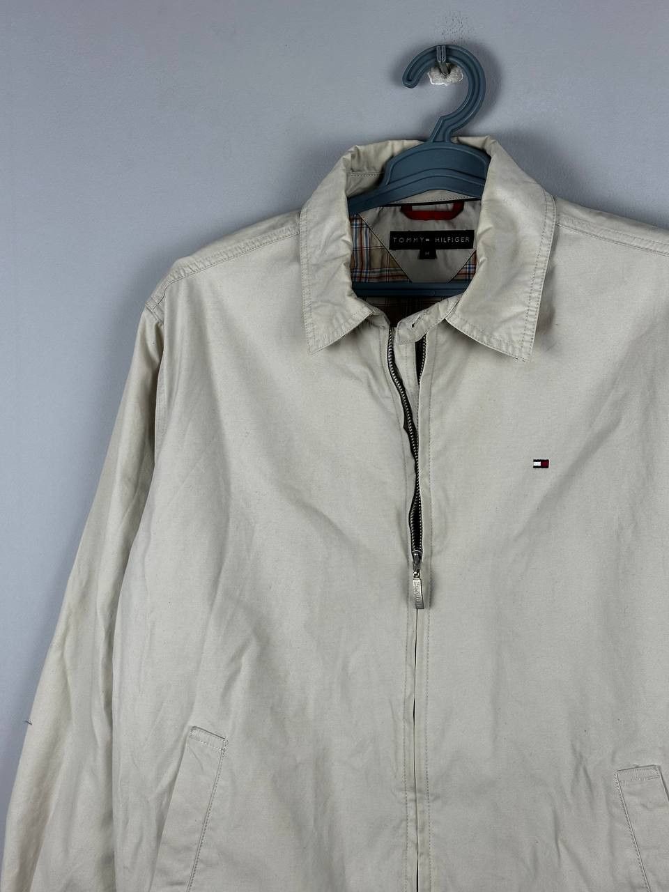 Tommy Hilfiger Vintage Tommy Hilfiger Beige Cotton Trucker Jacket Size US M / EU 48-50 / 2 - 3 Thumbnail