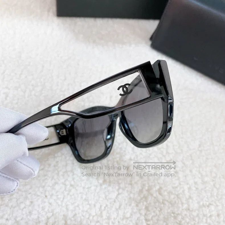 Chanel Chanel Black sunglasses Size ONE SIZE - 6 Thumbnail