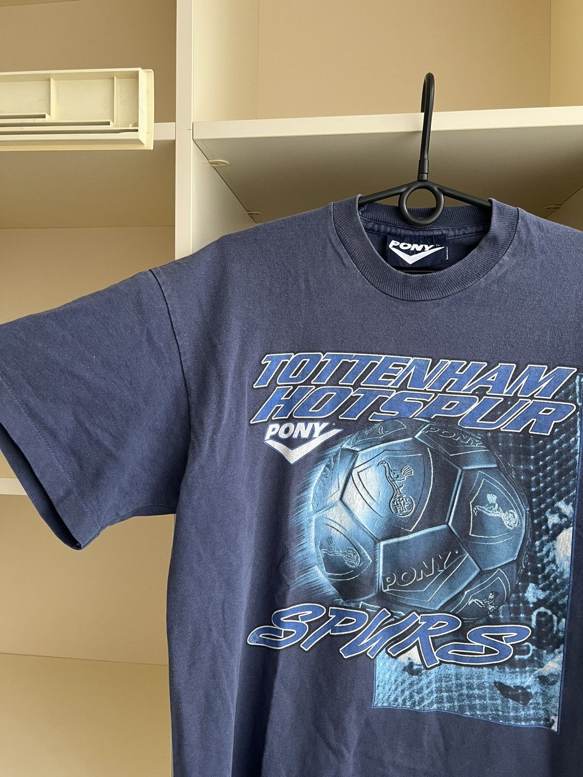 PONY Vintage 90s Pony Tottenham Hotspur T-Shirt Size US L / EU 52-54 / 3 - 5 Thumbnail