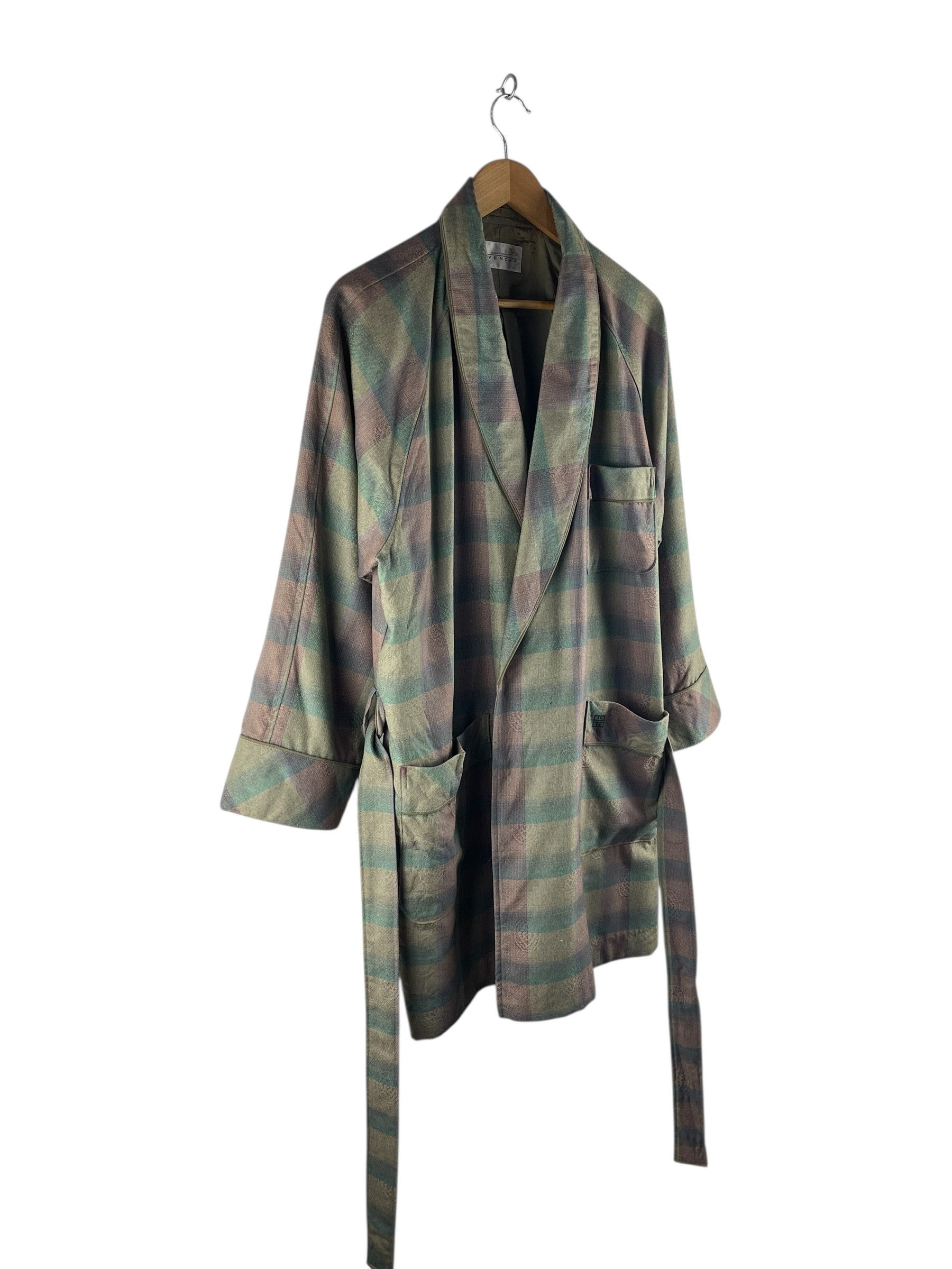 Givenchy Vintage Monsieur Givenchy Flannel Robe Size L / US 10 / IT 46 - 4 Thumbnail