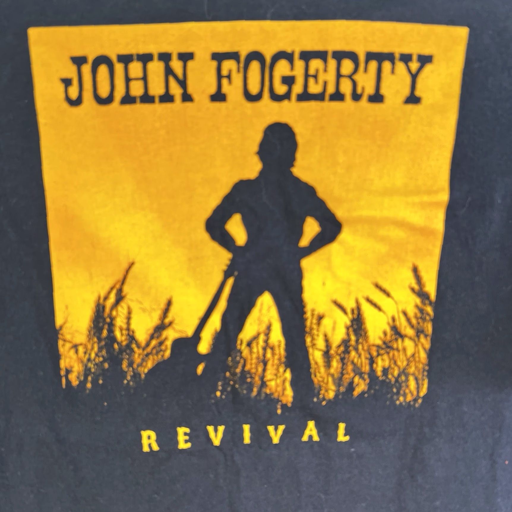 Hanes VINTAGE John Fogerty Tour T-Shirt Mens XL Black CCR 2007 Rivival Graphic Print Music Band Shirt - 2000s Men's Size XL Black Size US XL / EU 56 / 4 - 3 Thumbnail