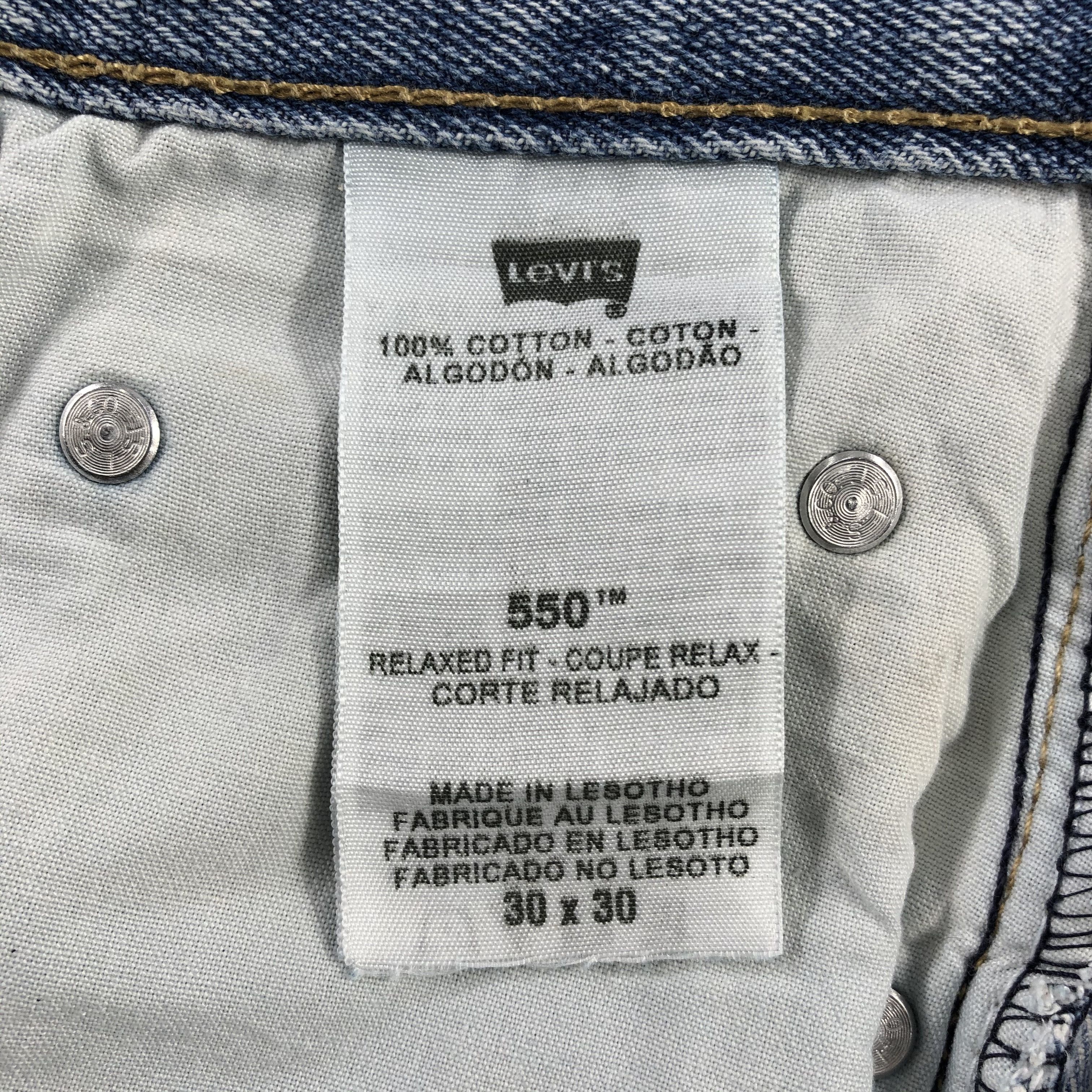 Levi's Vintage Levis 550 Jeans Relaxed Fit Denim KJ986 Size US 30 / EU 46 - 16 Thumbnail