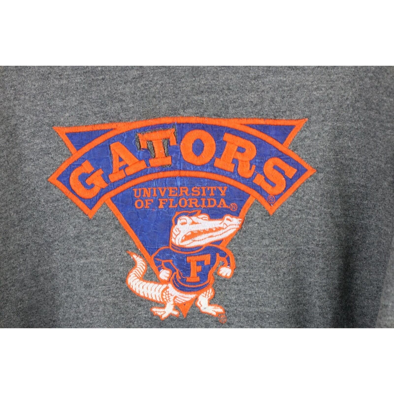 Vintage Vintage 90s Spell Out University of Florida Sweatshirt Size US L / EU 52-54 / 3 - 3 Thumbnail