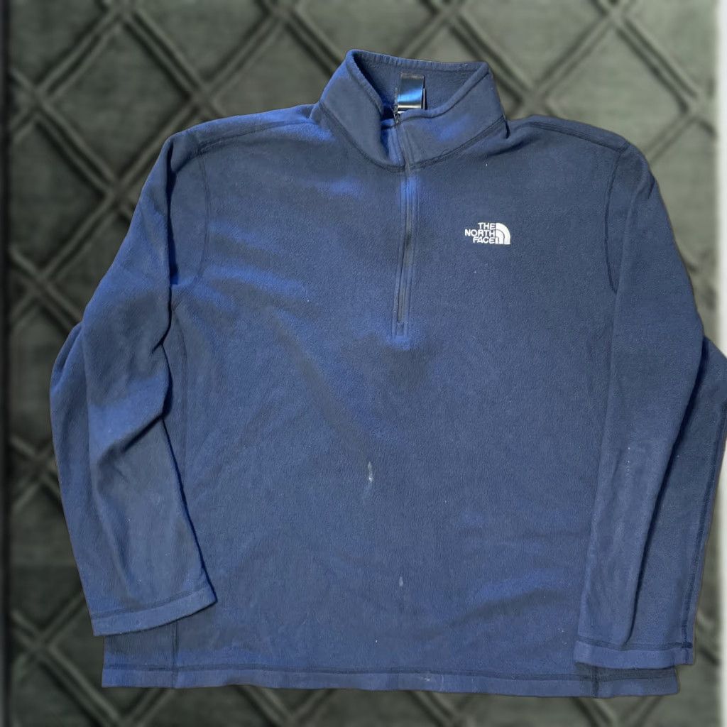 The North Face The North Face Sweatshirt Navy Blue 2XL Zip Fleece Pullover Mens Size US XXL / EU 58 / 5 - 1 Thumbnail