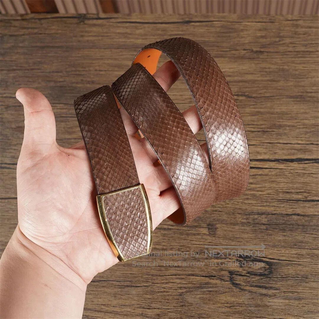 Zilli ZILLI Genuine Leather Waist Belt 115cm. Size ONE SIZE - 2 Thumbnail