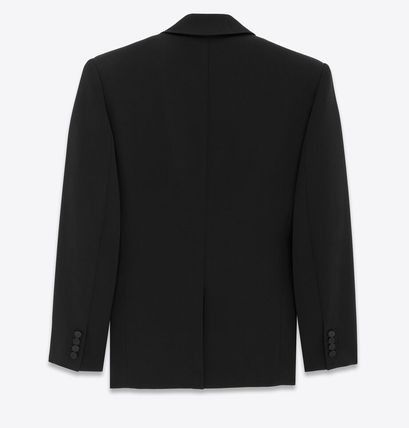 Saint Laurent Paris oc11z1225 774989 Oversized Tuxedo Jacket in Black Size US M / EU 48-50 / 2 - 3 Thumbnail
