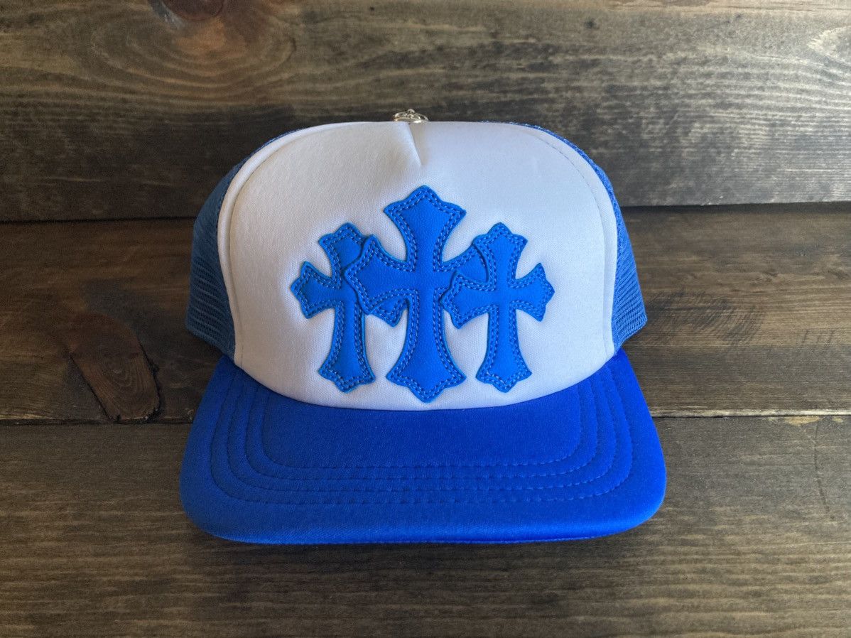 Chrome Hearts Cross Trucker Hat | Grailed