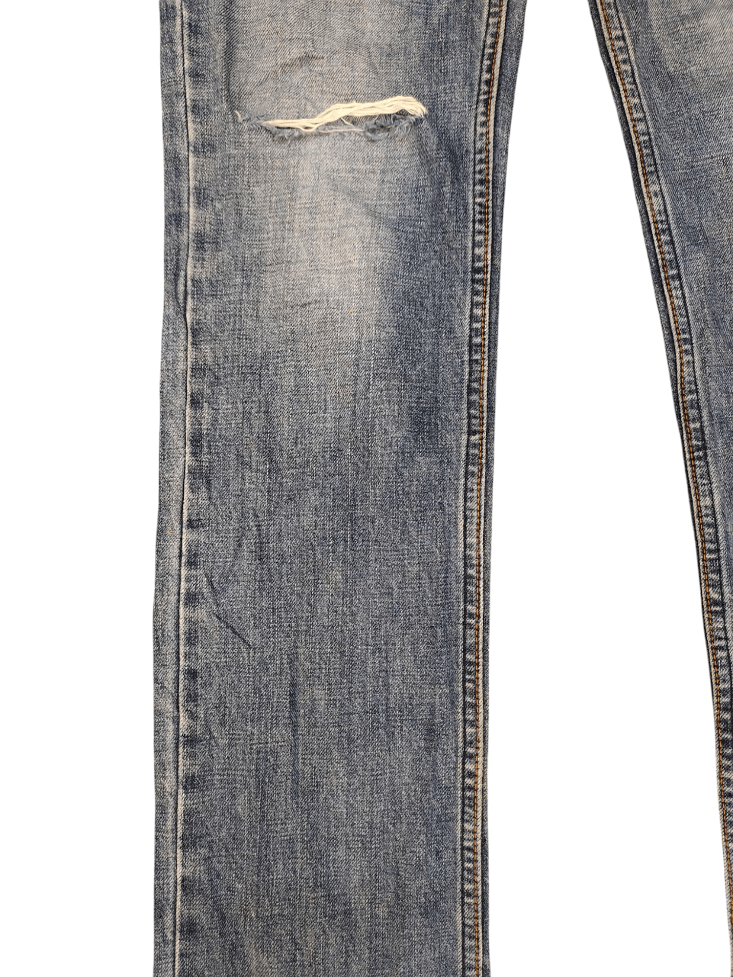 Lounge Lizard Japanese Brand Lounge Lizard Clawmark Distress Denim Jeans Size US 30 / EU 46 - 4 Thumbnail