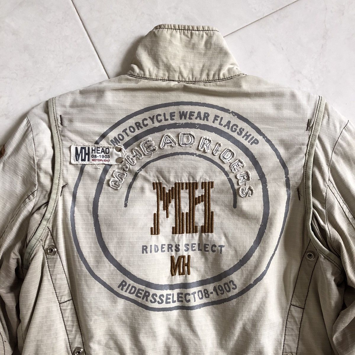 Japanese Brand MOTOR HEAD Riders Utility Multipocket Cotton Jacket Size US M / EU 48-50 / 2 - 8 Thumbnail