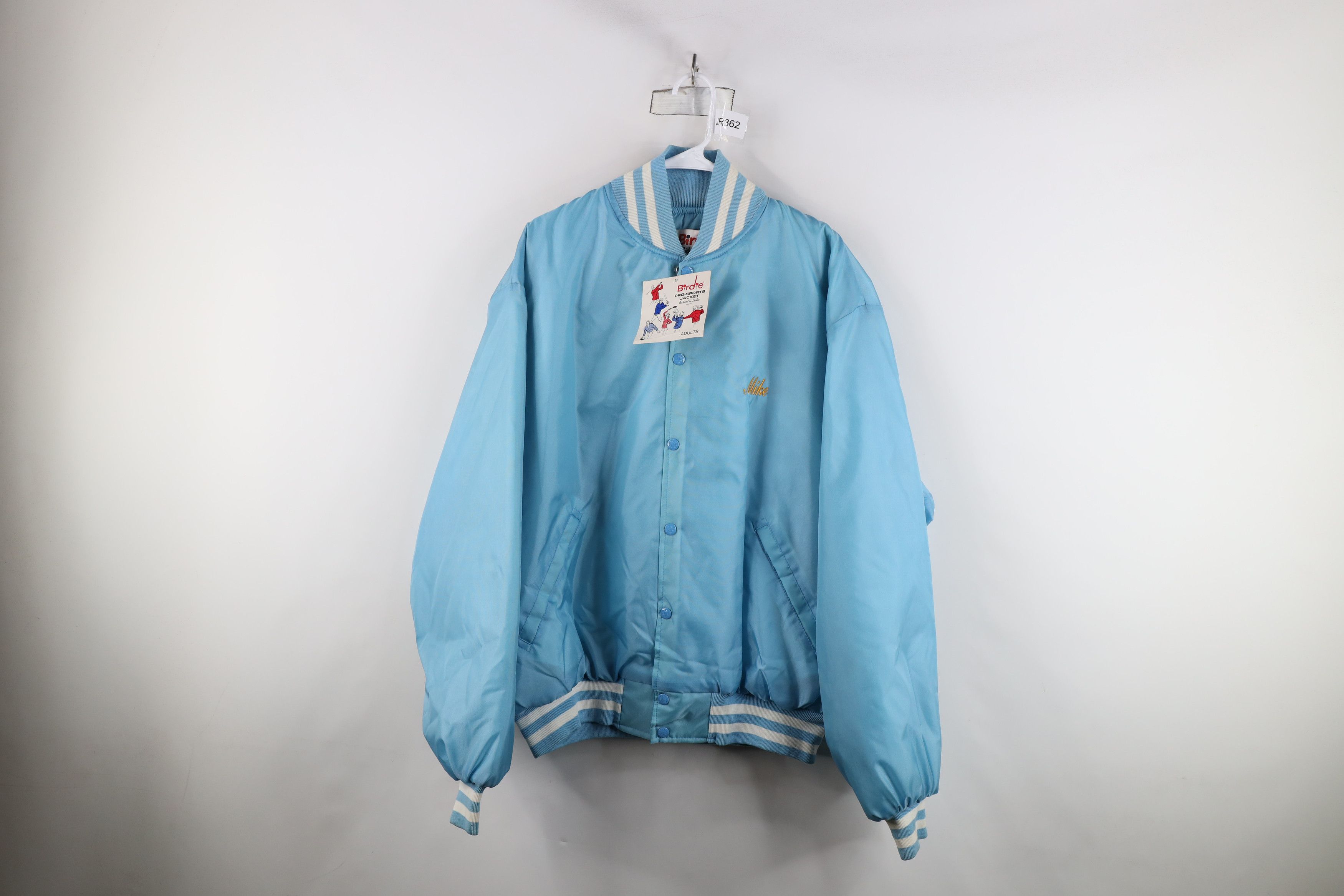 Vintage Deadstock Vintage 70s Legion Striped Satin Bomber Jacket USA Size US XL / EU 56 / 4 - 1 Thumbnail