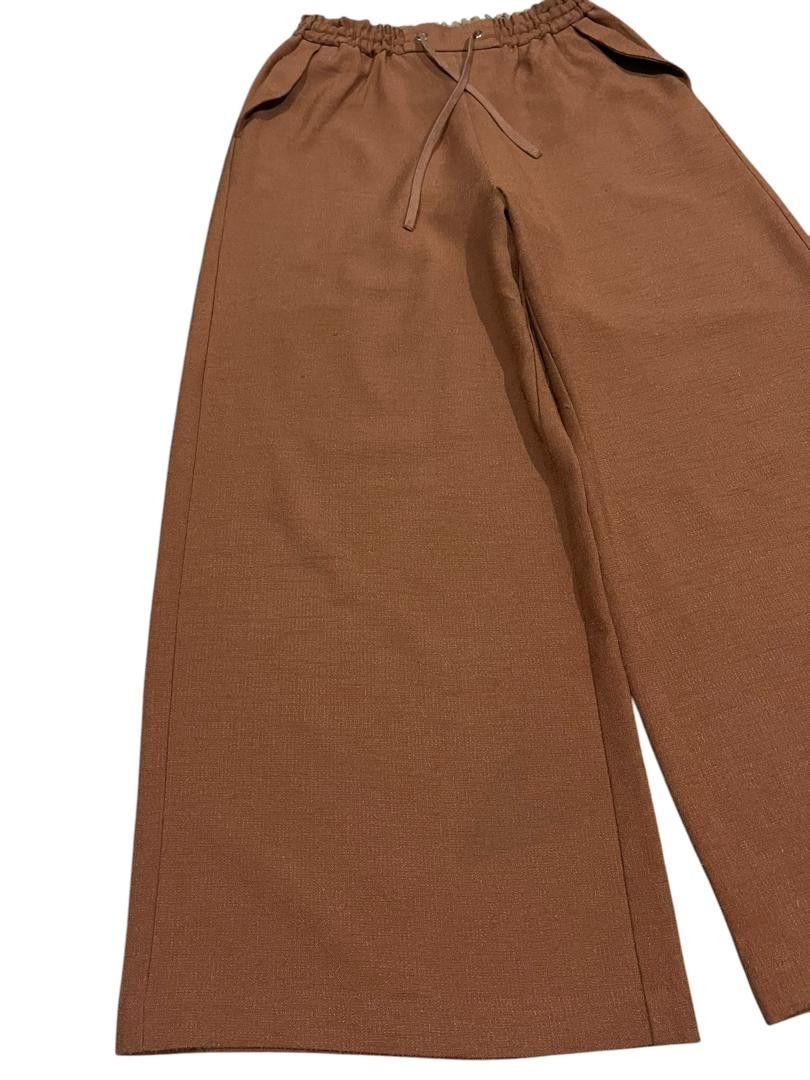 Beams Plus × Japanese Brand Beams Heart Orange Brick Wide Leg Pants Size 25" / US 0 / IT 36 - 4 Thumbnail