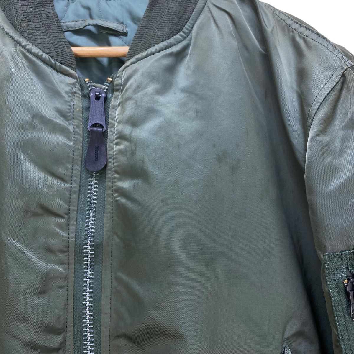 Alpha Industries 🔥Vintage Alpha Ma1 Bomber Jacket Size US M / EU 48-50 / 2 - 3 Thumbnail