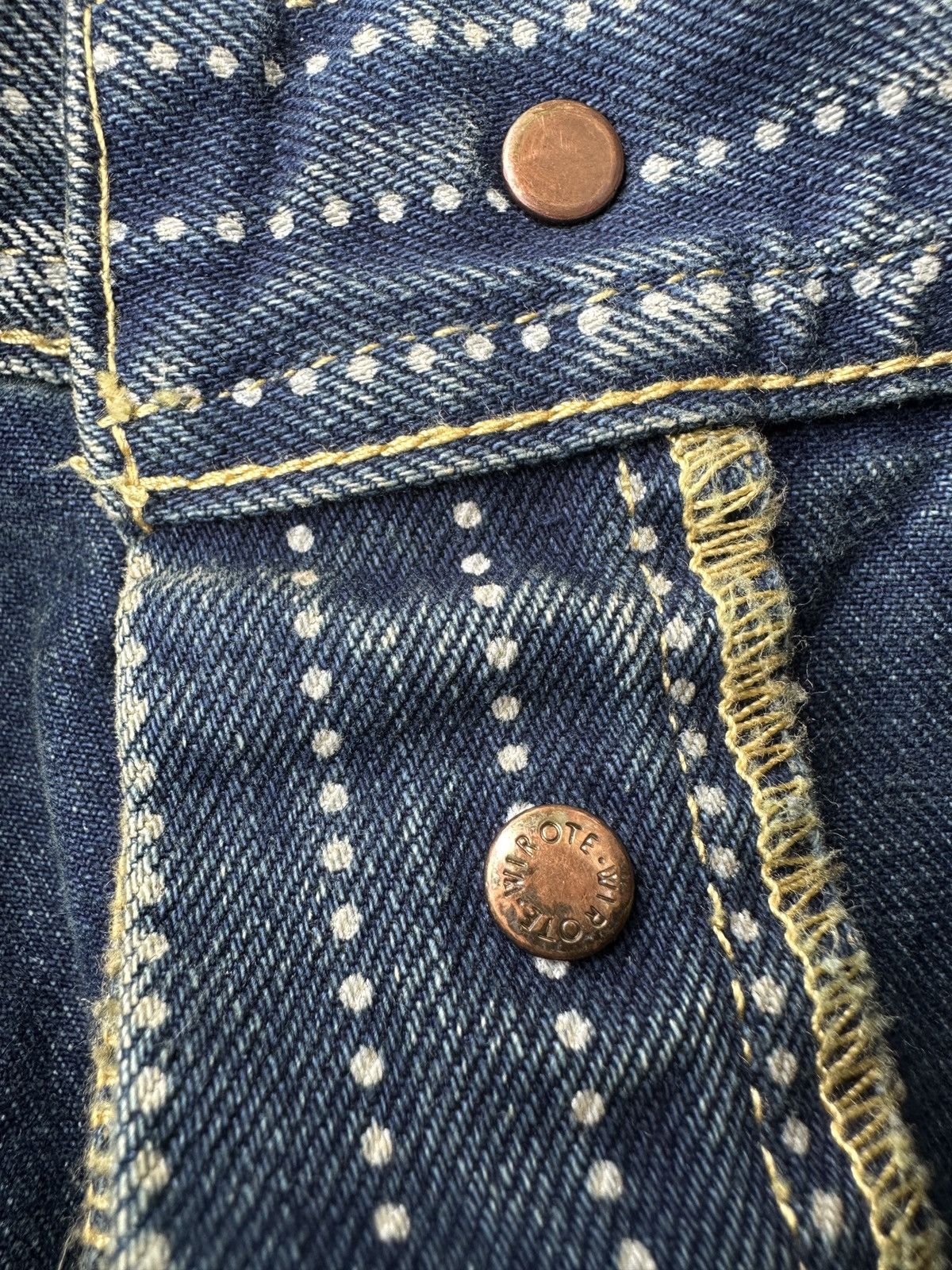 Japanese Brand Wabash Buckleback Double Knee Dungaree Striped Union Kountry Size US 36 / EU 52 - 19 Thumbnail