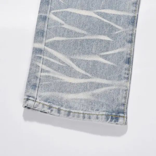 VIBE fade washed pattern jeans Size US 30 / EU 46 - 7 Thumbnail